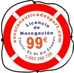 Promoción Licencia de Navegación Titulín en Murcia 99€